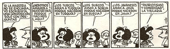 Mafalda y el nacionalismo